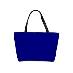 True Navy Blue Color Classic Shoulder Handbag by SpinnyChairDesigns