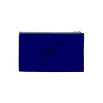 True Navy Blue Color Cosmetic Bag (Small) Back