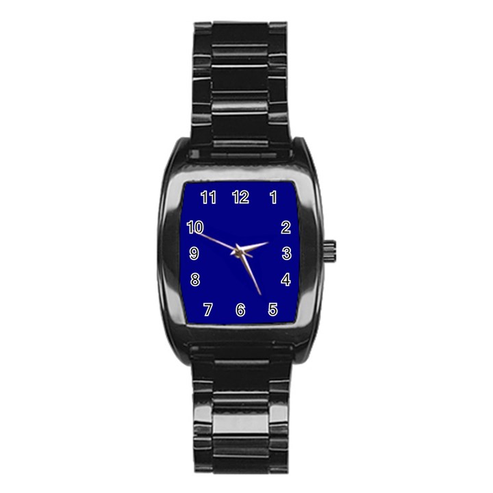 True Navy Blue Color Stainless Steel Barrel Watch