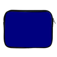 True Navy Blue Color Apple Ipad 2/3/4 Zipper Cases by SpinnyChairDesigns