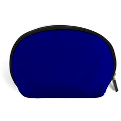 True Navy Blue Color Accessory Pouch (large) by SpinnyChairDesigns