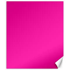 Neon Pink Color Canvas 20  X 24  by SpinnyChairDesigns