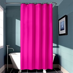 Neon Pink Color Shower Curtain 36  X 72  (stall)  by SpinnyChairDesigns