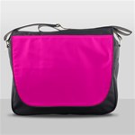 Neon Pink Color Messenger Bag Front