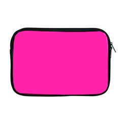 Neon Pink Color Apple Macbook Pro 17  Zipper Case by SpinnyChairDesigns