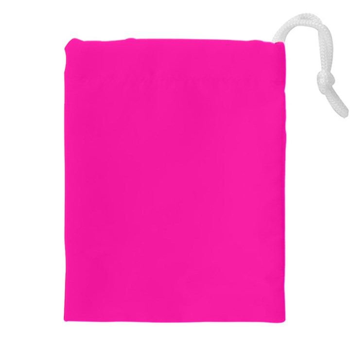 Neon Pink Color Drawstring Pouch (5XL)