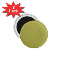 Olive Green Color 1 75  Magnets (10 Pack)  by SpinnyChairDesigns