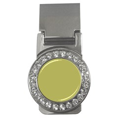 Olive Green Color Money Clips (cz)  by SpinnyChairDesigns