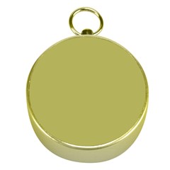 Olive Green Color Gold Compasses by SpinnyChairDesigns