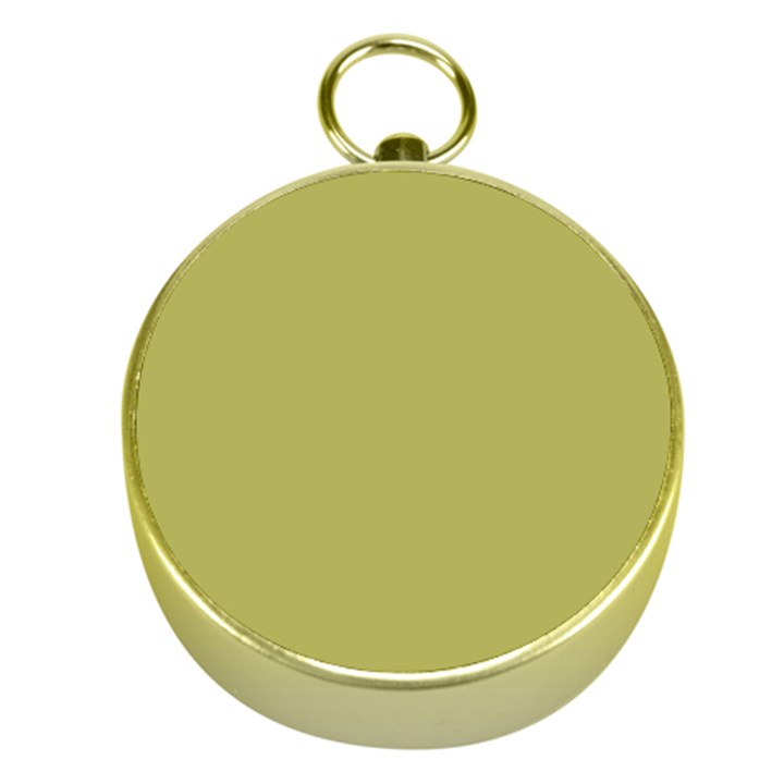 Olive Green Color Gold Compasses