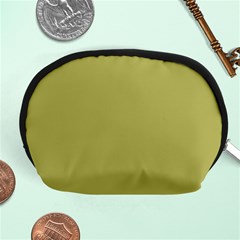 Olive Green Color Accessory Pouch (medium) by SpinnyChairDesigns