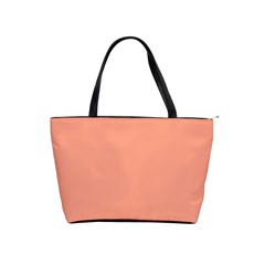 True Peach Color Classic Shoulder Handbag by SpinnyChairDesigns