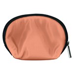 True Peach Color Accessory Pouch (Medium) Back