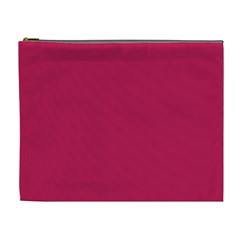 Rose Red Color Cosmetic Bag (xl) by SpinnyChairDesigns