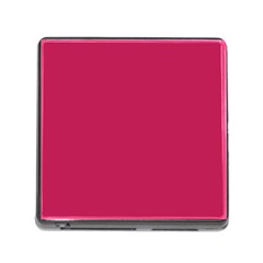 Rose Red Color Memory Card Reader (square 5 Slot) by SpinnyChairDesigns