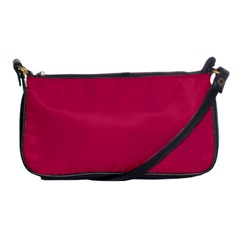 Rose Red Color Shoulder Clutch Bag by SpinnyChairDesigns