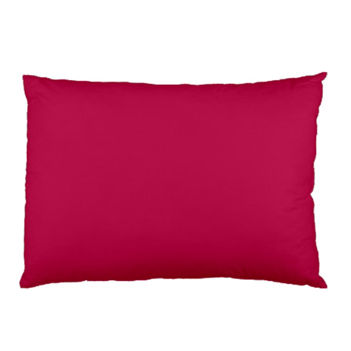 Rose Red Color Pillow Case (Two Sides)