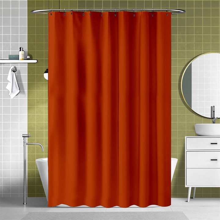 True Rust Color Shower Curtain 48  x 72  (Small) 