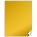 True Saffron Yellow Color Canvas 12  x 16  11.86 x15.41  Canvas - 1