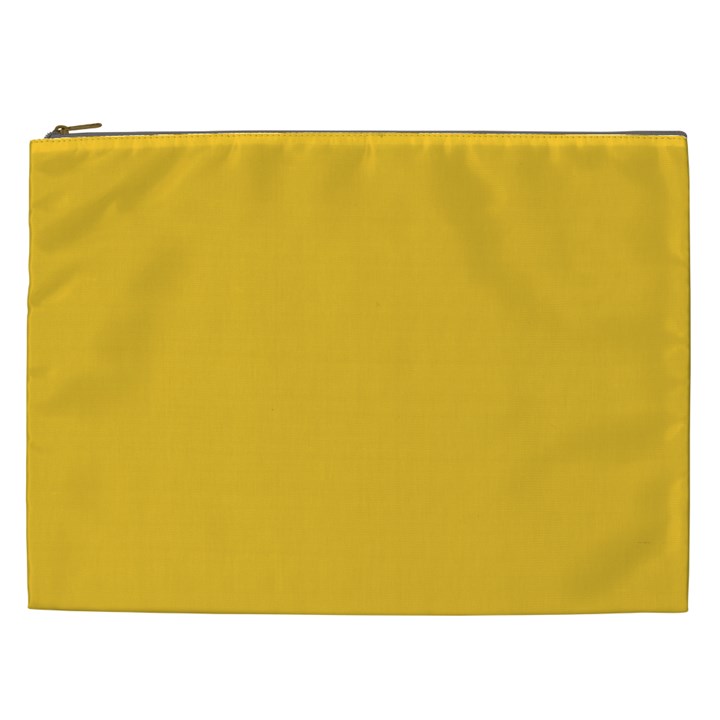 True Saffron Yellow Color Cosmetic Bag (XXL)