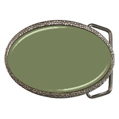 Sage Green Color Belt Buckles by SpinnyChairDesigns