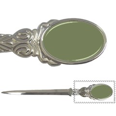 Sage Green Color Letter Opener by SpinnyChairDesigns