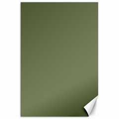 Sage Green Color Canvas 20  X 30  by SpinnyChairDesigns