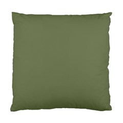 Sage Green Color Standard Cushion Case (two Sides) by SpinnyChairDesigns