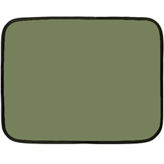 Sage Green Color Fleece Blanket (mini) by SpinnyChairDesigns