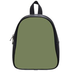 Sage Green Color School Bag (small) by SpinnyChairDesigns