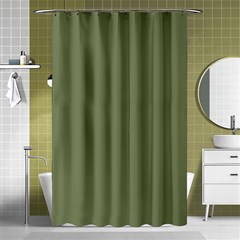 Sage Green Color Shower Curtain 48  X 72  (small)  by SpinnyChairDesigns