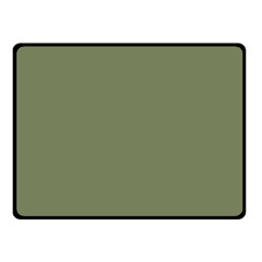 Sage Green Color Double Sided Fleece Blanket (small) 