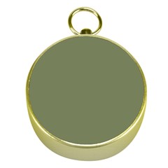 Sage Green Color Gold Compasses by SpinnyChairDesigns