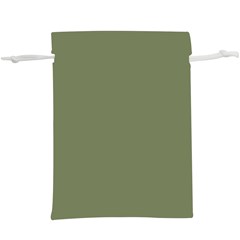 Sage Green Color  Lightweight Drawstring Pouch (xl) by SpinnyChairDesigns