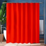 Scarlet Red Color Shower Curtain 60  x 72  (Medium)  60 x72  Curtain