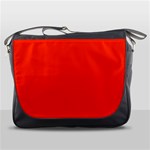 Scarlet Red Color Messenger Bag Front