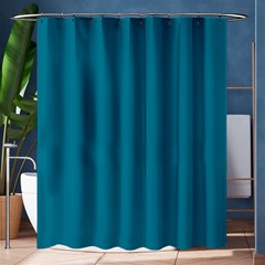 True Teal Blue Color Shower Curtain 60  X 72  (medium)  by SpinnyChairDesigns