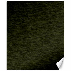 Army Green Color Textured Canvas 20  X 24  by SpinnyChairDesigns