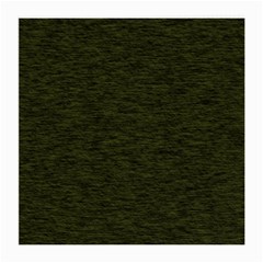 Army Green Color Textured Medium Glasses Cloth (2 Sides)