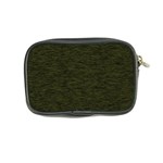 Army Green Color Textured Coin Purse Back