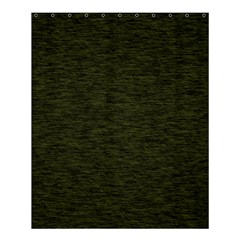 Army Green Color Textured Shower Curtain 60  x 72  (Medium) 