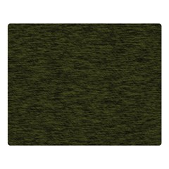 Army Green Color Textured Double Sided Flano Blanket (large)  by SpinnyChairDesigns