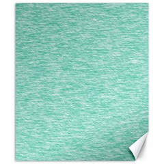 Biscay Green Texture  Canvas 8  X 10  by SpinnyChairDesigns