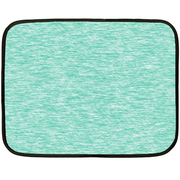 Biscay Green Texture  Double Sided Fleece Blanket (Mini) 