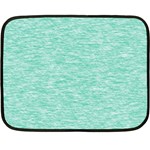 Biscay Green Texture  Double Sided Fleece Blanket (Mini)  35 x27  Blanket Back