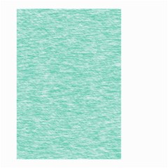 Biscay Green Texture  Small Garden Flag (two Sides) by SpinnyChairDesigns