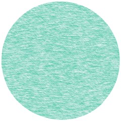 Biscay Green Texture  Wooden Puzzle Round by SpinnyChairDesigns