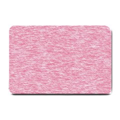 Blush Pink Textured Small Doormat  by SpinnyChairDesigns