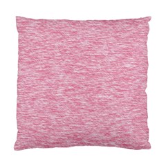 Blush Pink Textured Standard Cushion Case (one Side) by SpinnyChairDesigns