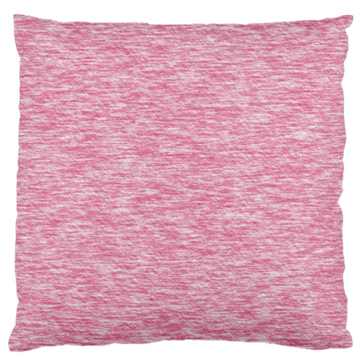 Blush Pink Textured Large Cushion Case (One Side)